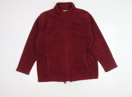 Womens UK Size 14 EWM Red Basic Jacket