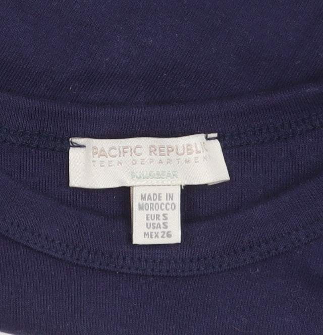 Teens UK Size 10 Pacific Republic Blue T-Shirt