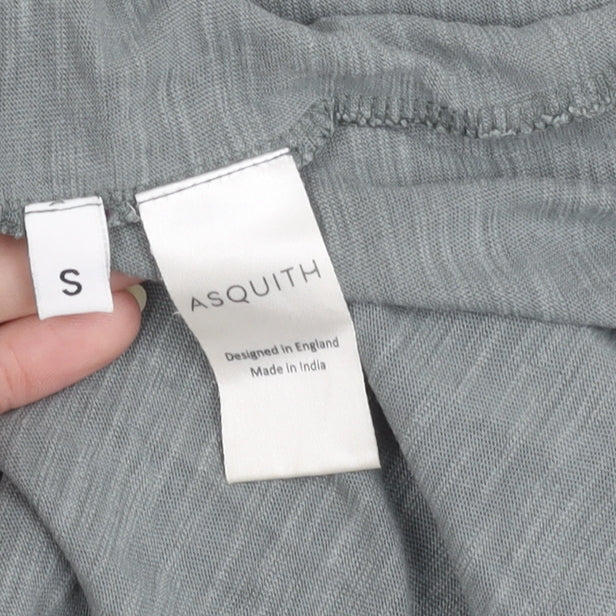 Asquith Womens Grey Relaxed Fit T-Shirt Size S