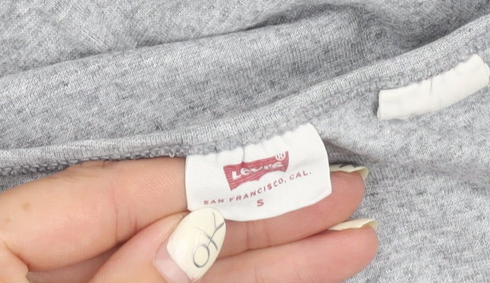 Womens UK Size S Levi's Grey Basic T-Shirt