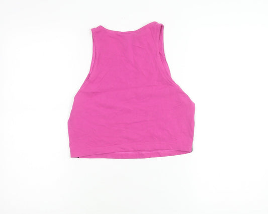 Womens UK Size M Nike Pink Cropped Tank