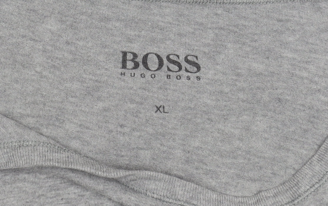 Mens UK Size XL HUGO BOSS Grey T-Shirt