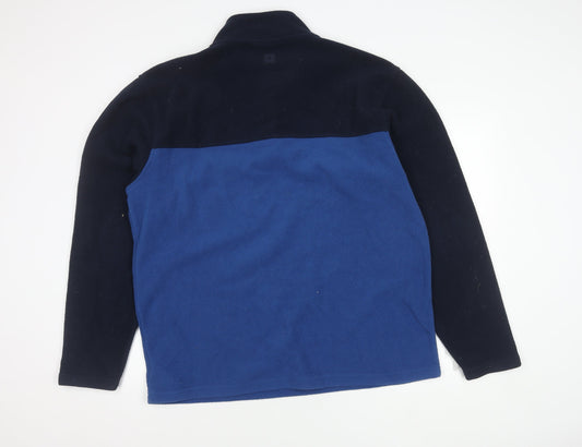 Mens UK Size XL Mountain Warehouse Blue Henley Sweatshirt