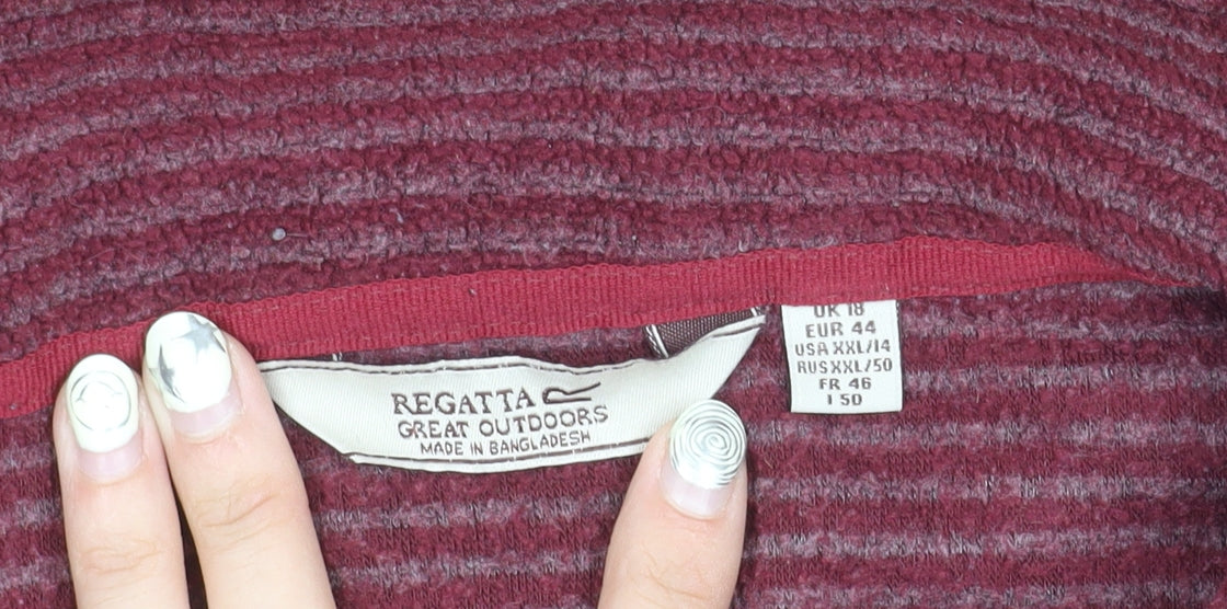 Regatta Women's Red Pullover Sweatshirt Size 18