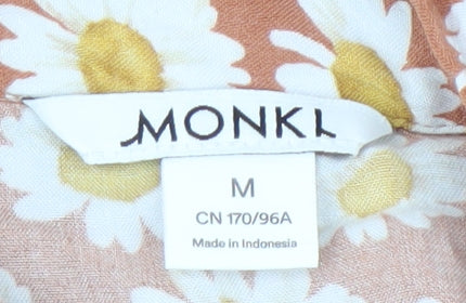 Monki Women's Multicoloured Floral Dress M