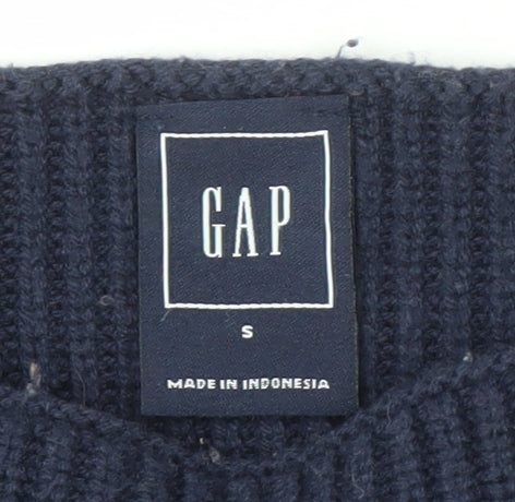 Womens UK Size S Gap Blue Pullover Jumper
