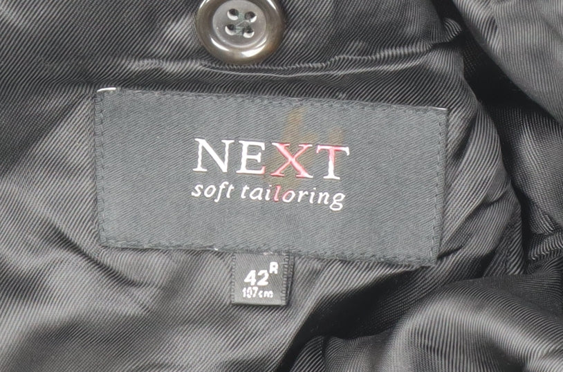Mens UK Size 42 NEXT Regular Black Suit Jacket