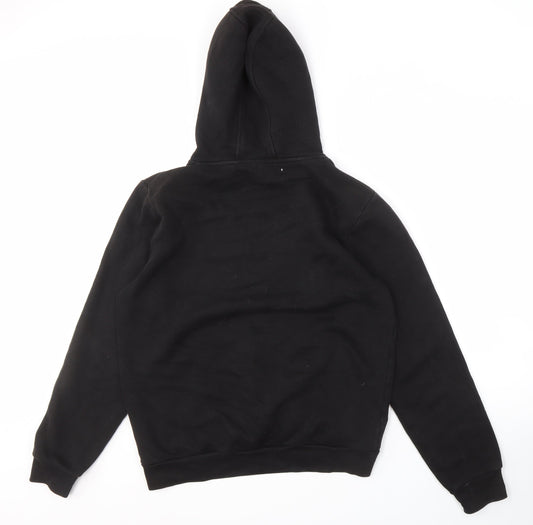 Mens UK Size M Jameson Carter Black Pullover Hoodie