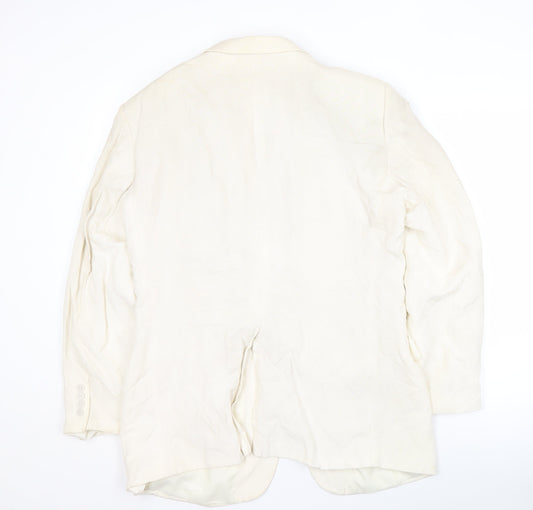 Mens UK Size 40 Milan Collection Ivory Suit Jacket