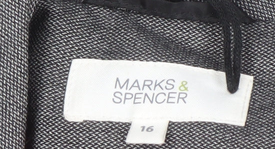 Marks and Spencer Women's Grey Blazer, Size 12, Business