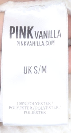 Womens UK Size S Pink Vanilla Ivory Pullover Jumper