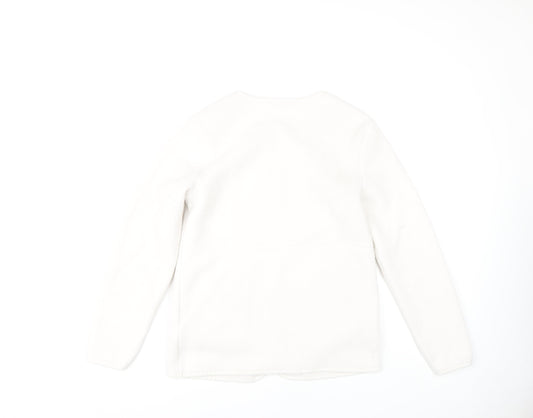 Womens UK Size XS Marks and Spencer Ivory Basic Jacket
