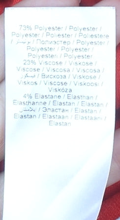 b.young Women's Red Sheath Dress, Size S, Casual, Stretch