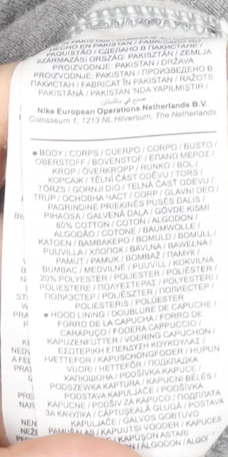 Nike Women's Grey Full Zip Hoodie M