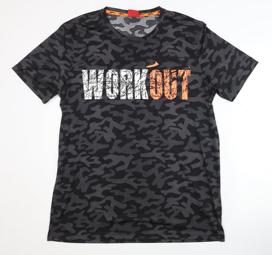 Mens UK Size XL Slazenger Black Gym & Training T-Shirt