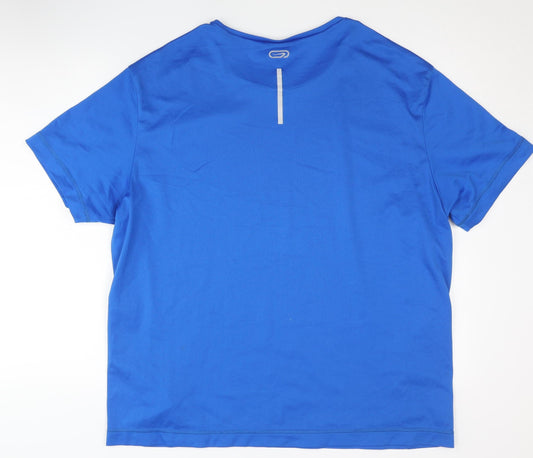 Decathlon Men's Blue 2XL Running T-Shirt