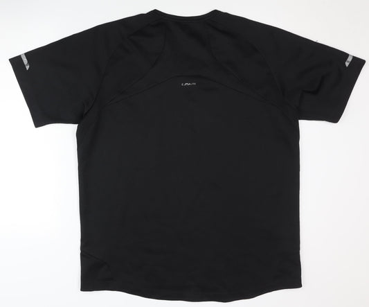 Adidas Men's Black T-Shirt L Gym Running