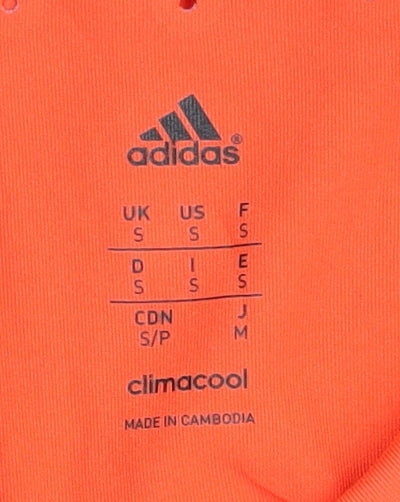 adidas Men's Orange T-Shirt, S, Gym & Training Wear