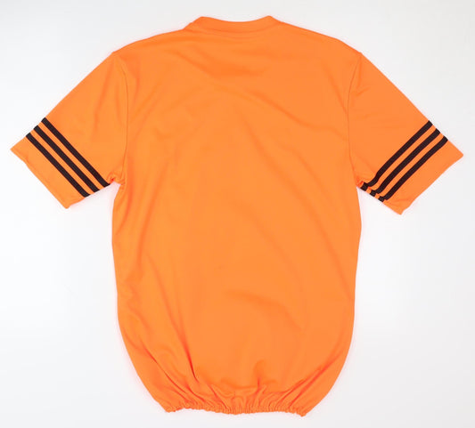 Adidas Men's Orange T-Shirt, Size M, Gym & Running