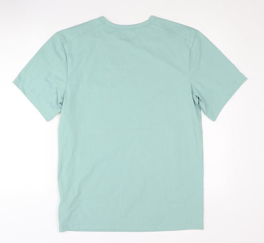 Nike Men's Green Short Sleeve Dri-Fit T-Shirt