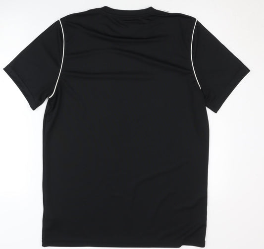 Nike Men's Black Dri-FIT T-Shirt, L, Football, New