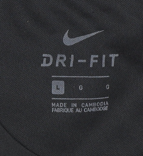 Nike Men's Black Dri-FIT T-Shirt, L, Football, New