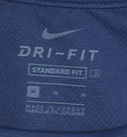 Nike Men's Blue T-Shirt M Athletic Dri-Fit