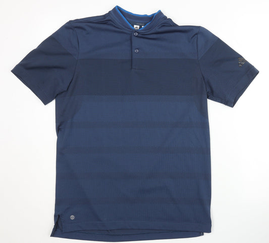 Mens UK Size S adidas Blue Casual Polo