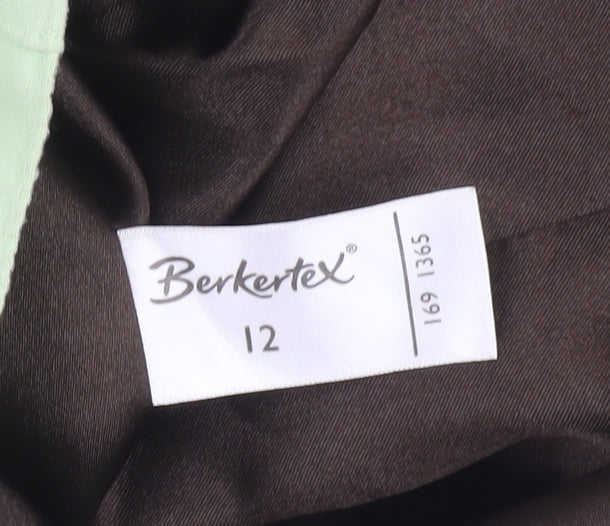 Womens UK Size 12 Berkertex Green Basic Jacket