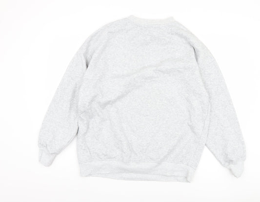 H&M Unisex Grey Nirvana Sweatshirt, Size 12, Music Theme