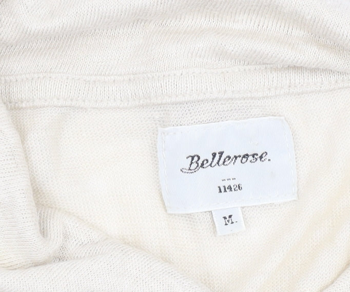 Bellerose Men's Beige Medium Linen Polo Shirt