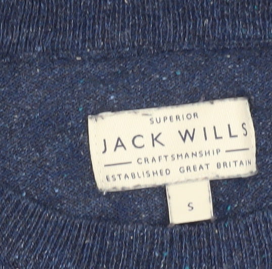 Jack Wills Men's Blue Pullover Jumper S