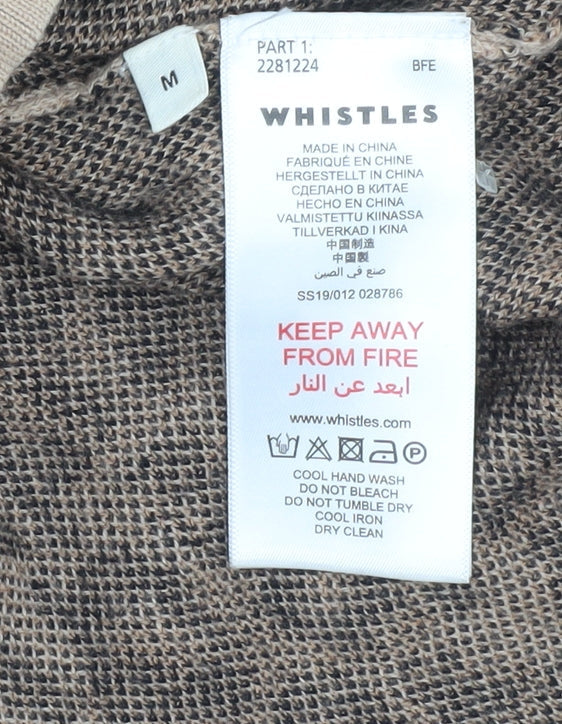Womens UK Size M Whistles Beige Pullover Jumper