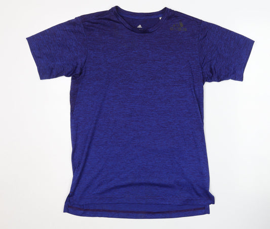 Mens UK Size S adidas Blue Jersey T-Shirt