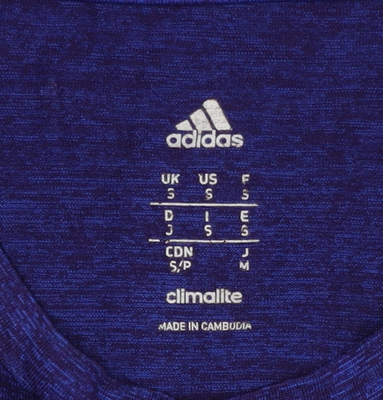 Additional view of Adidas Men's Blue Climalite T-Shirt, size S
