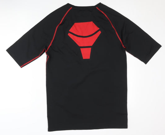 Crane Men's Black XL Pullover T-Shirt