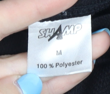 SHAMP Men's Black T-Shirt - Size M - Basic Style