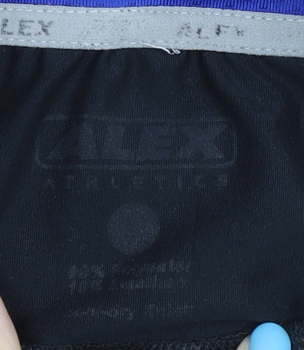 Alex Athletics Men's Black Polo Shirt L Activewear