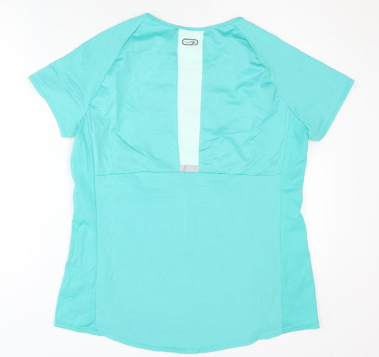 Decathlon Women's Blue Short Sleeve Running T-Shirt 18