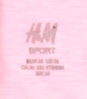 H&M Women's Pink Tank Top Size 8 Activewear