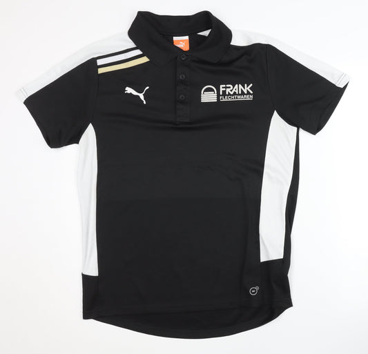 Mens UK Size M PUMA Black Gym & Training Polo