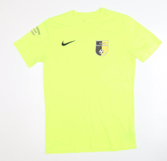 Mens UK Size M Nike Green Football T-Shirt