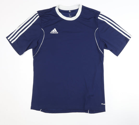 Mens UK Size M adidas Blue Gym & Training T-Shirt