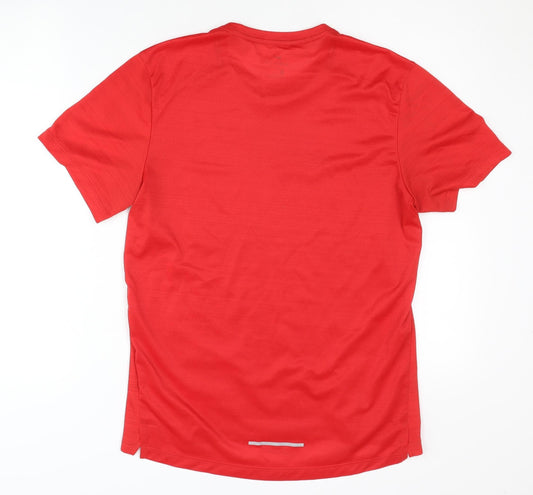 Mens UK Size S Nike Red Running & Jogging T-Shirt