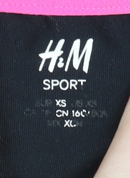 H&M Women's Black XS Activewear T-Shirt