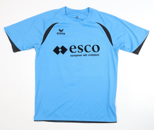 Mens UK Size L ERIMA Blue T-Shirt