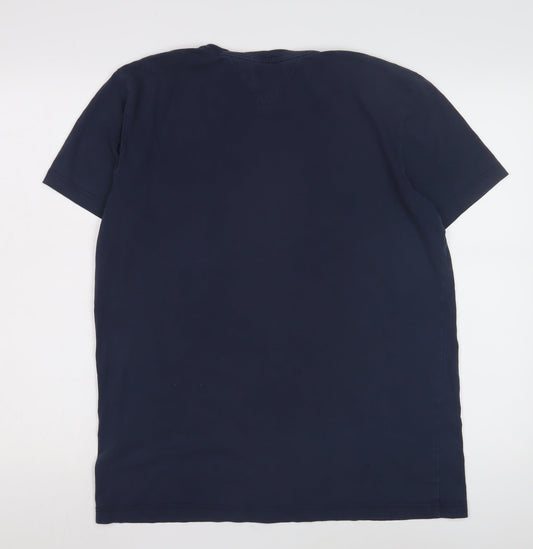 Mens UK Size XL Tommy Hilfiger Blue T-Shirt