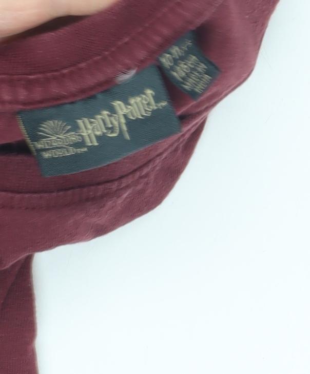 Girls Harry Potter Red Graphic T-Shirt Short Sleeve