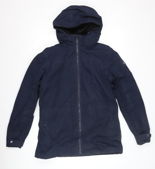 Womens UK Size 12 Regatta Blue Parka Coat