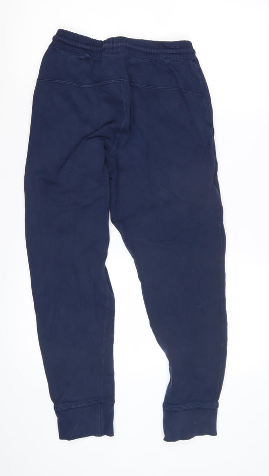Adidas Men's Blue Jogger Trousers - Size S
